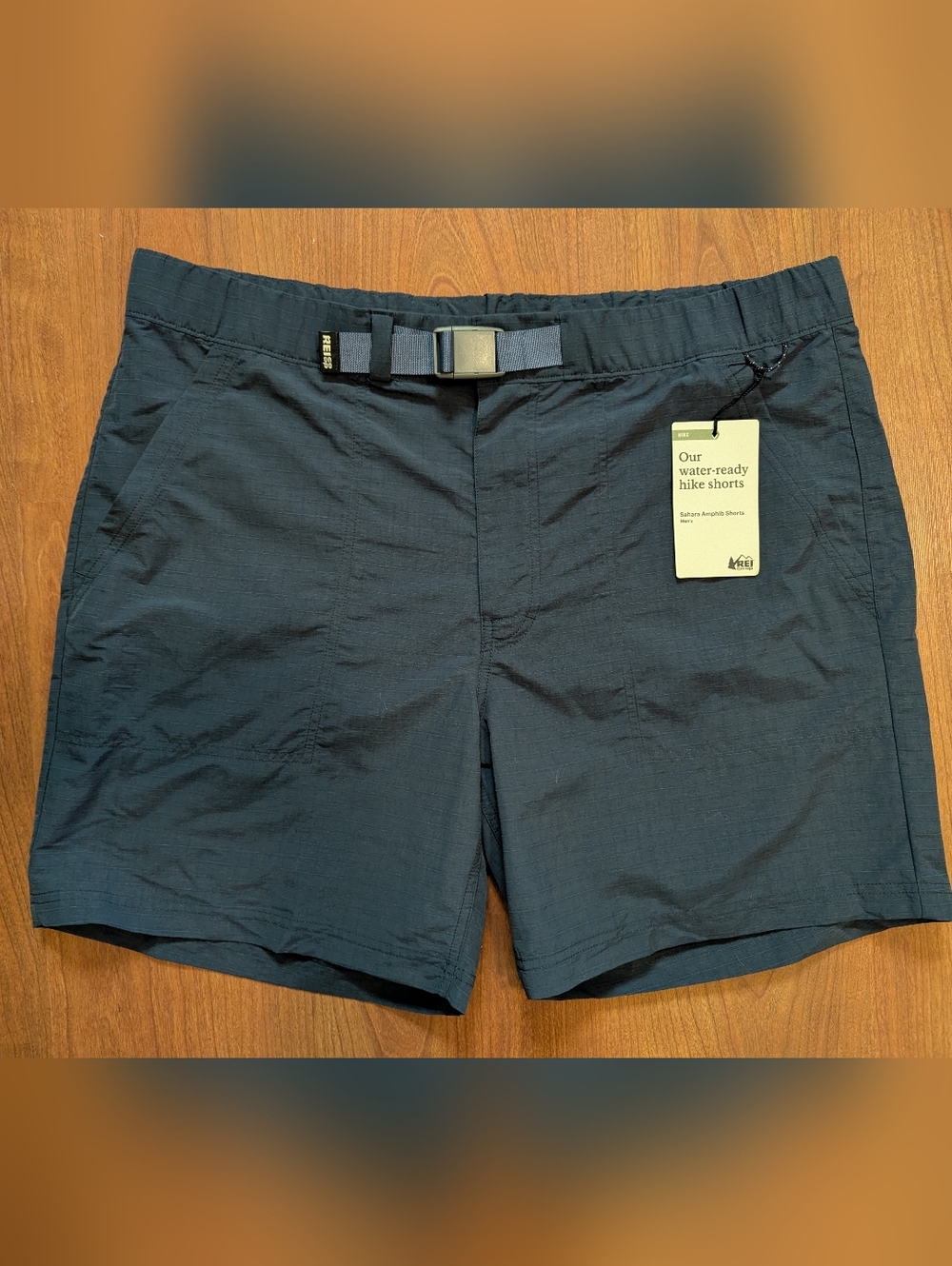NWT REI Co-op Sahara Amphib Shorts 7" Inseam Blue Men's Large